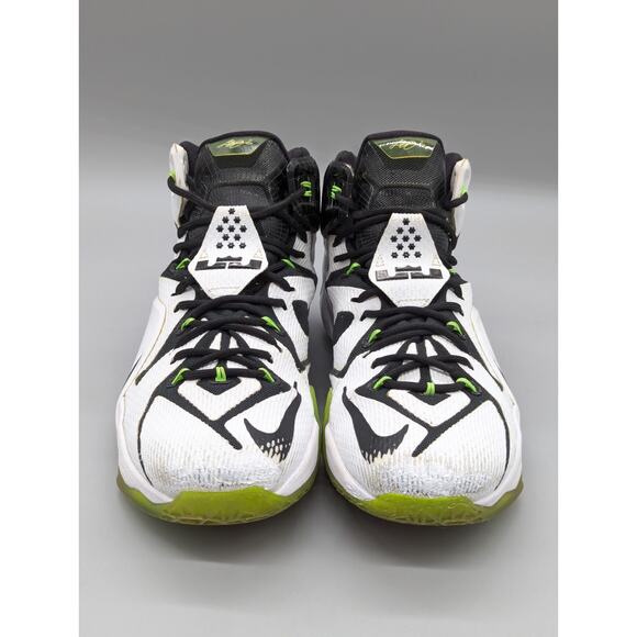 Nike LeBron 12 All Star Game 742549-190 Sneakers Shoes White Green Size 12 main image 8